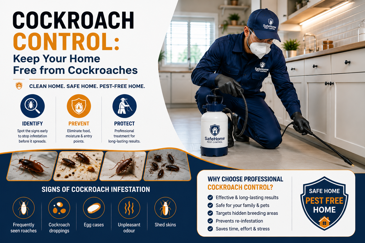 Cockroach Control: How to Keep Your Home Free from Cockroaches